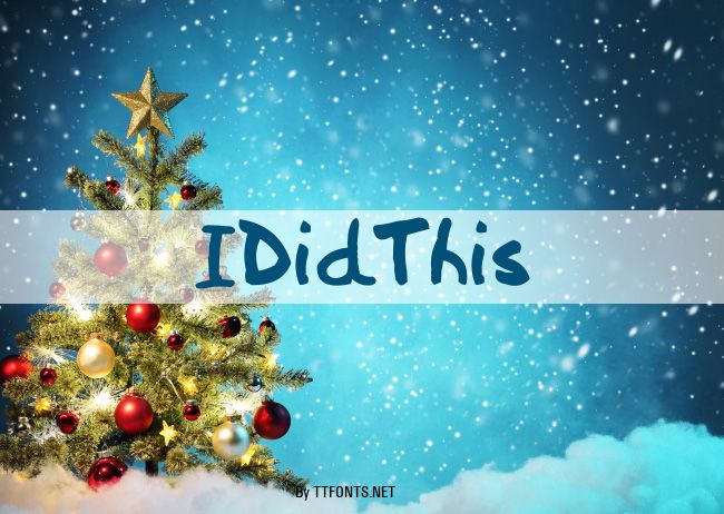 IDidThis example