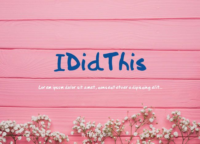 IDidThis example