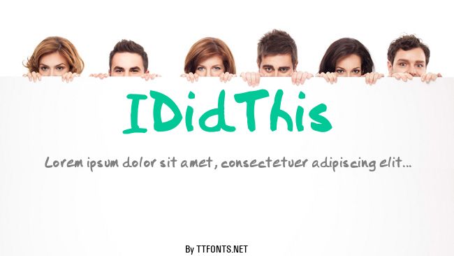 IDidThis example