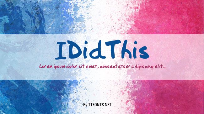 IDidThis example