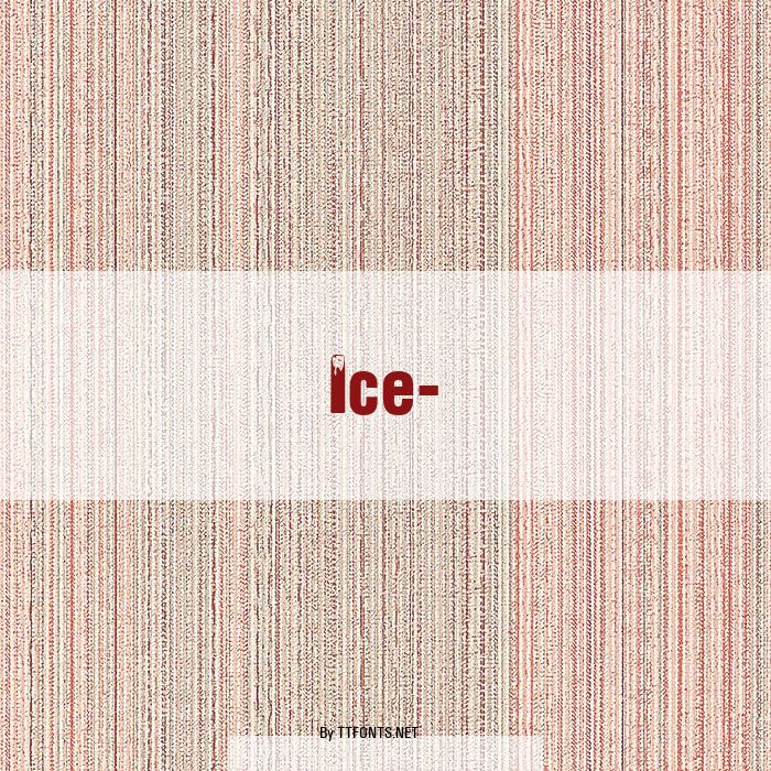 Ice-&Snow example