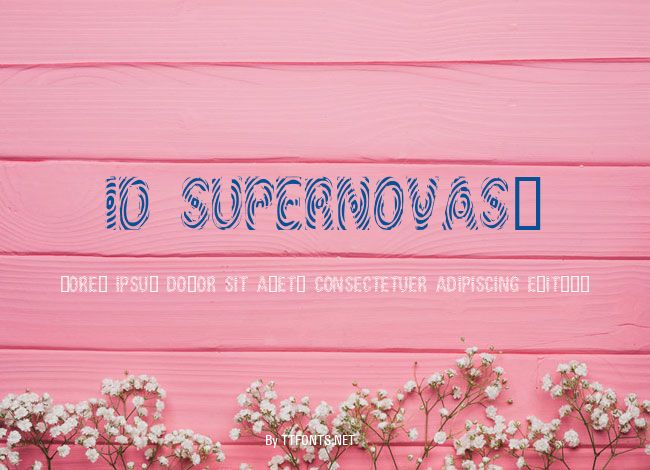 ID SupernovaSW example