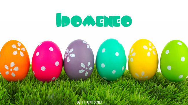 Idomeneo example