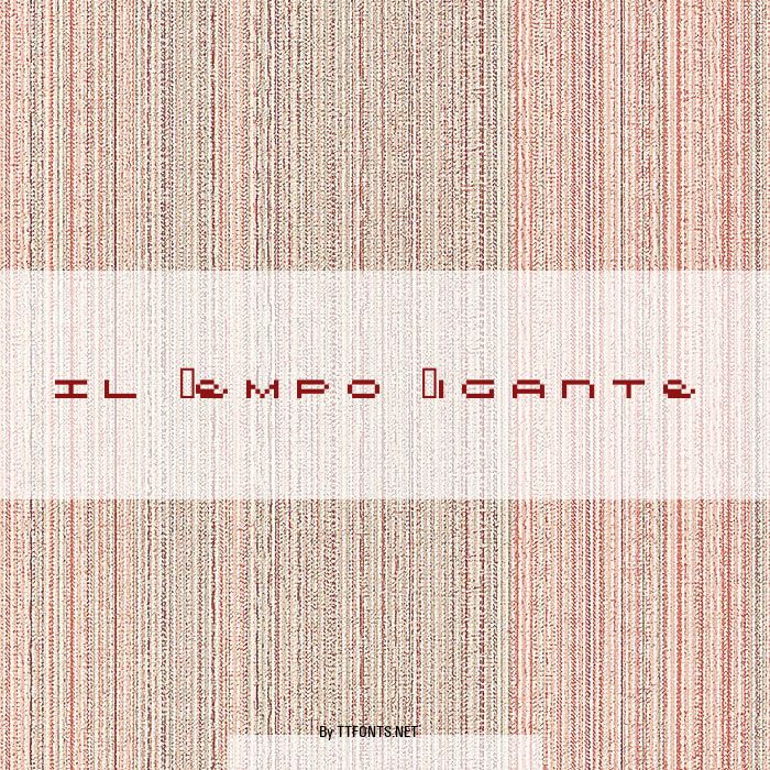 Il Tempo Gigante example