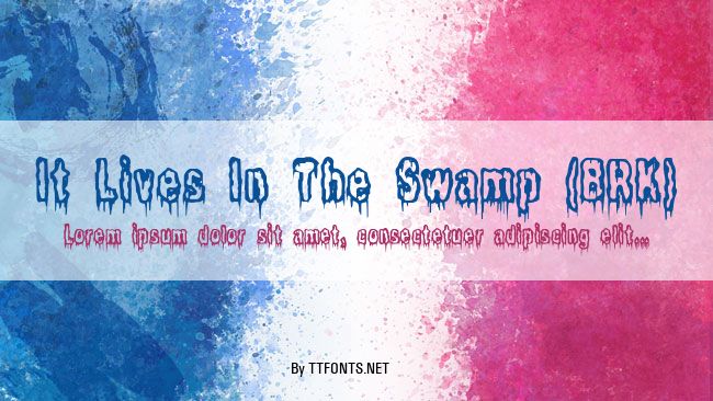 It Lives In The Swamp (BRK) example