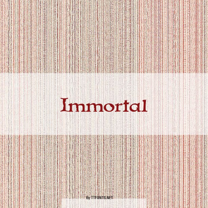 Immortal example