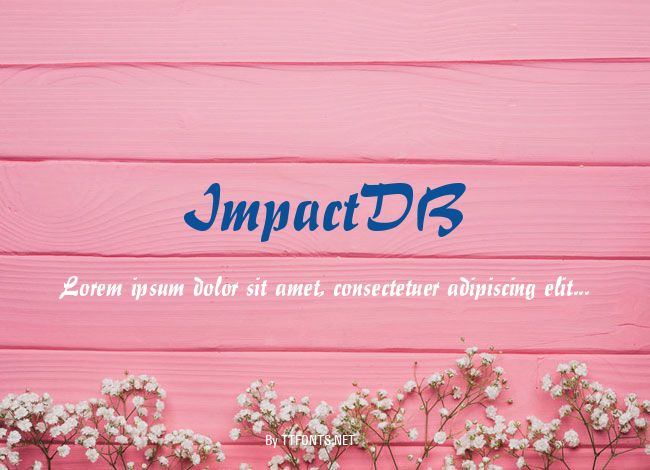 ImpactDB example