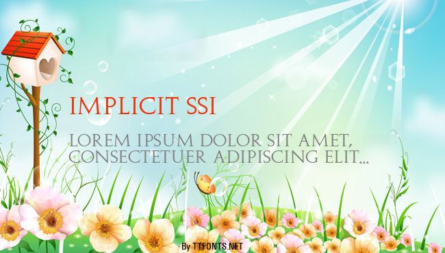 Implicit SSi example