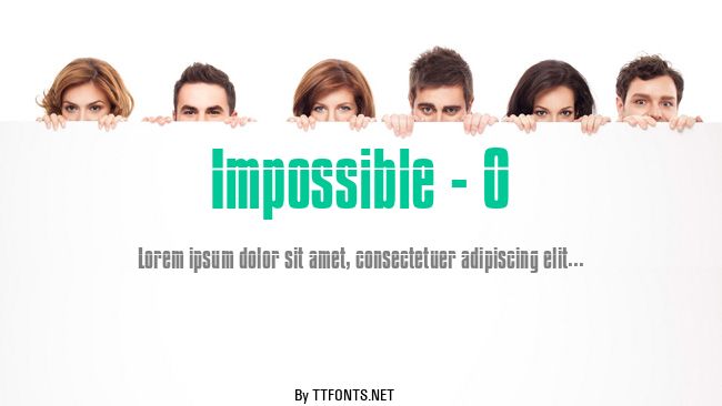 Impossible - 0 example
