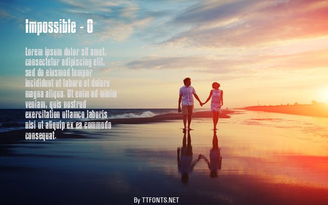 Impossible - 0 example