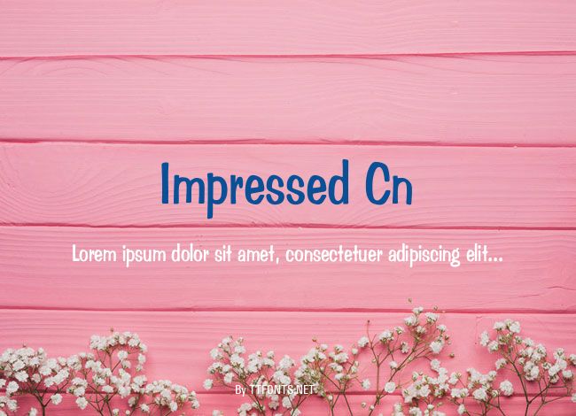 Impressed Cn example