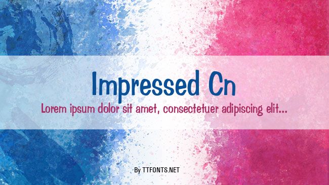Impressed Cn example