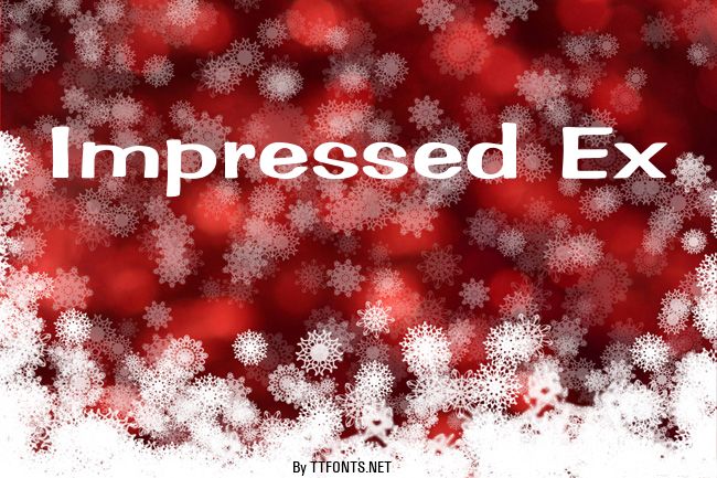 Impressed Ex example