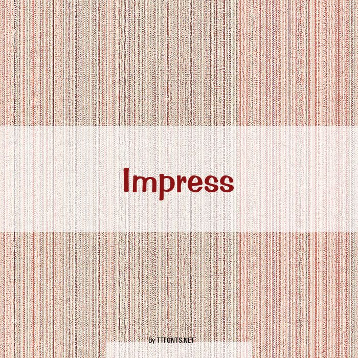 Impress example