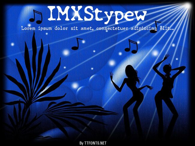 IMXStypew example