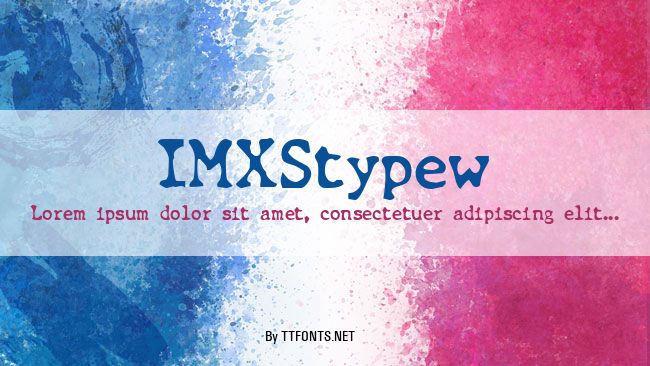 IMXStypew example