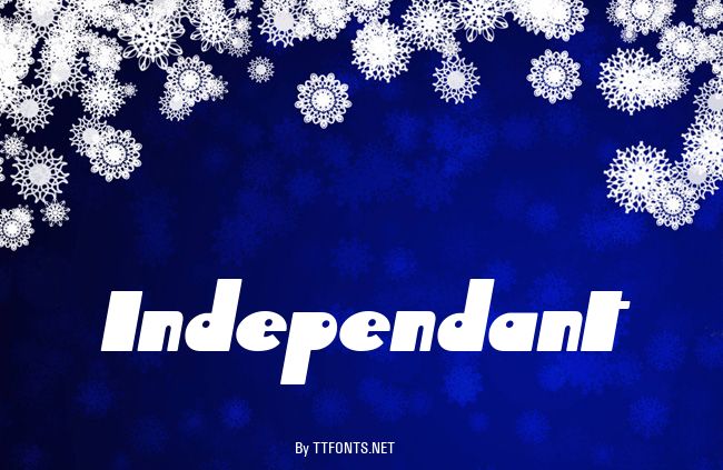 Independant example