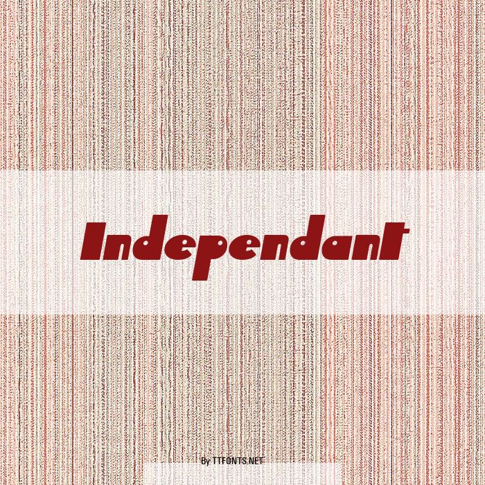 Independant example