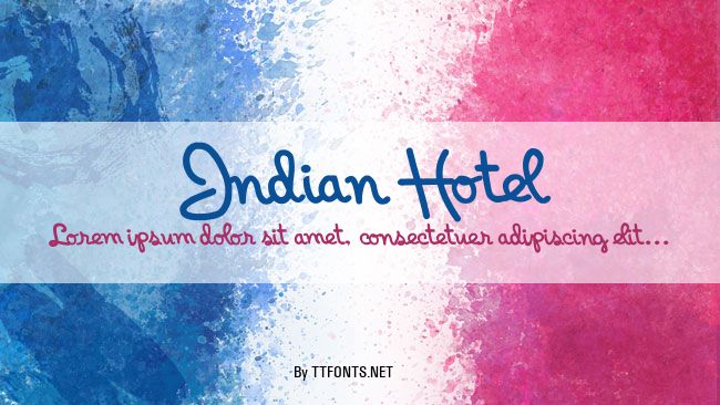 Indian Hotel example