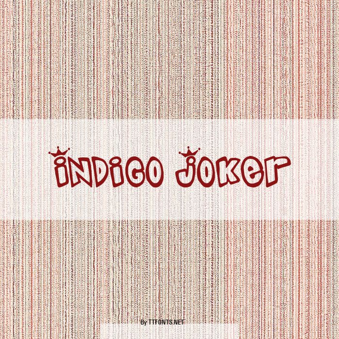 Indigo Joker example