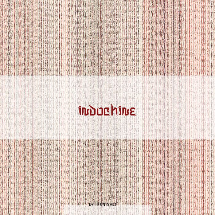 Indochine example