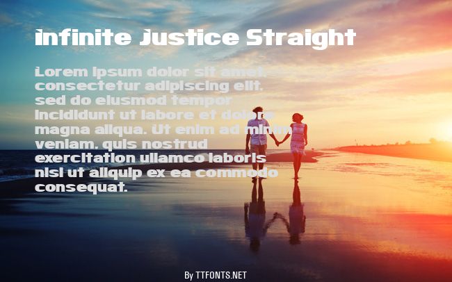 Infinite Justice Straight example