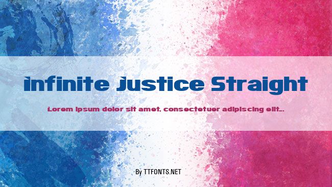 Infinite Justice Straight example