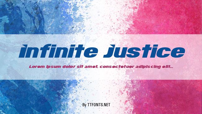 Infinite Justice example