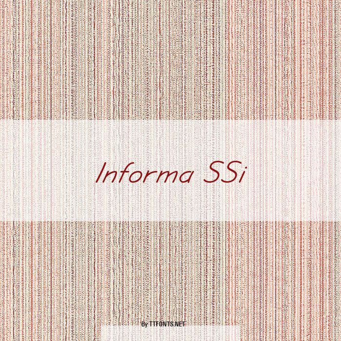 Informa SSi example