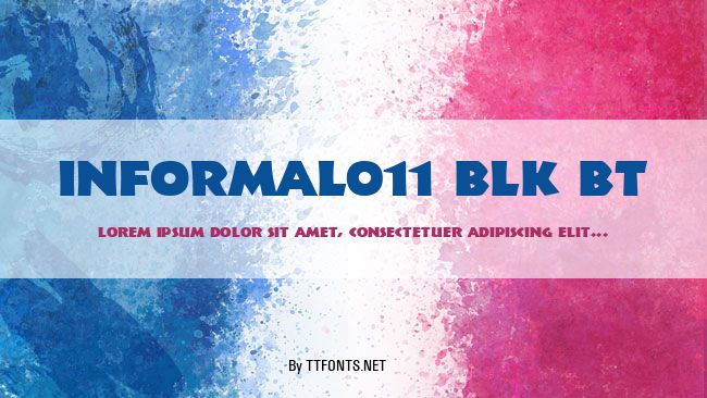 Informal011 Blk BT example