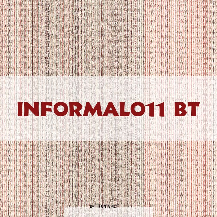 Informal011 BT example