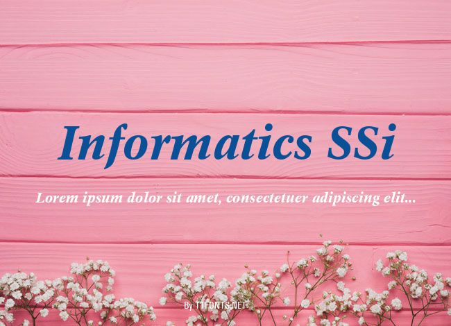 Informatics SSi example