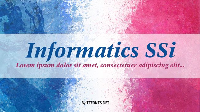 Informatics SSi example
