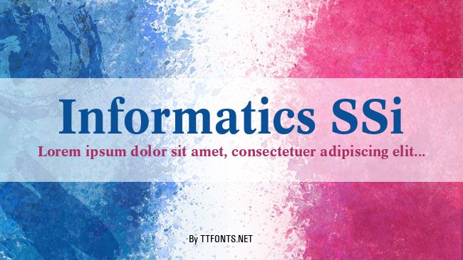 Informatics SSi example