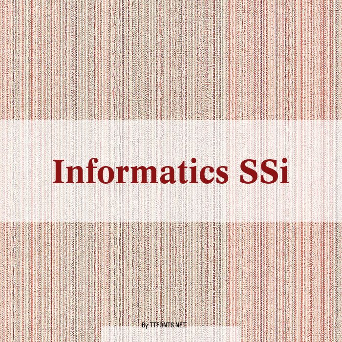 Informatics SSi example