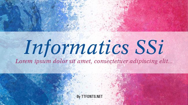 Informatics SSi example