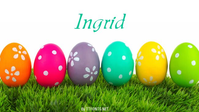 Ingrid example