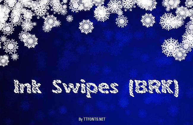Ink Swipes (BRK) example