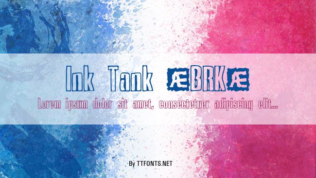 Ink Tank (BRK) example