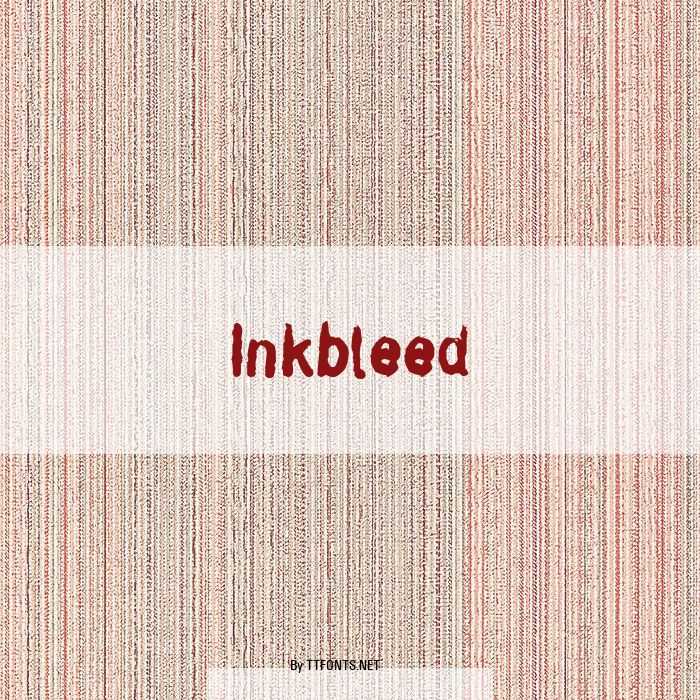 Inkbleed example