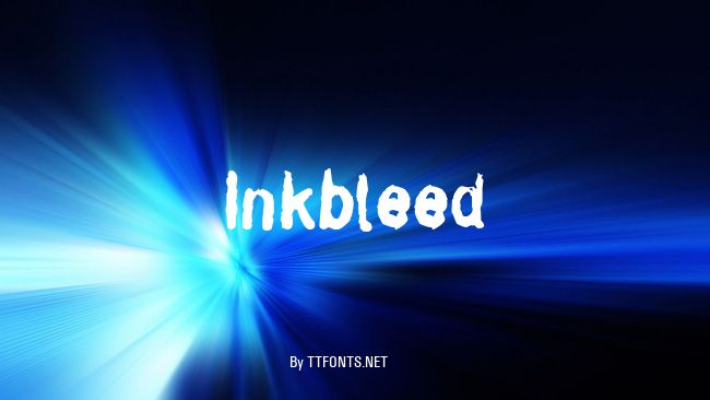 Inkbleed example