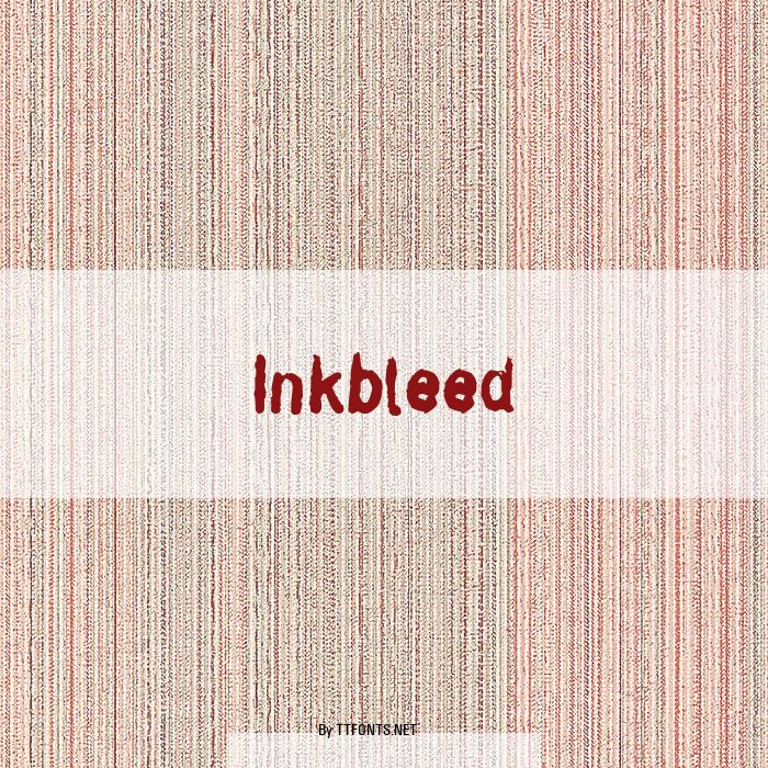 Inkbleed example
