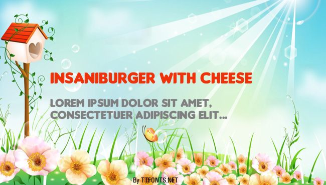 Insaniburger with Cheese example