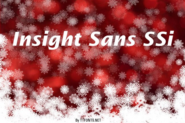Insight Sans SSi example