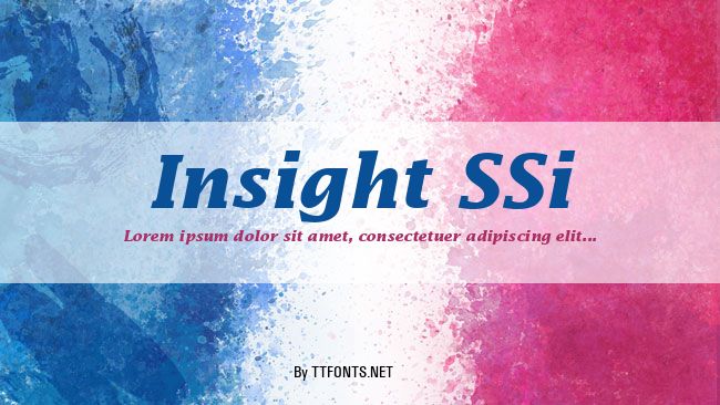 Insight SSi example