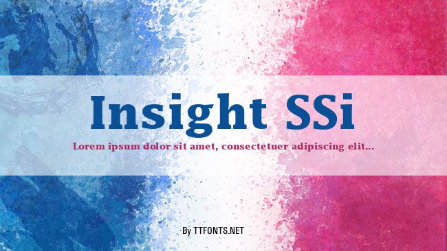 Insight SSi example