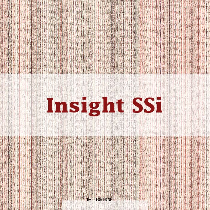 Insight SSi example