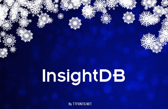 InsightDB example