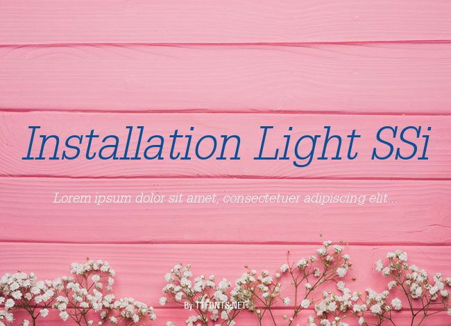 Installation Light SSi example