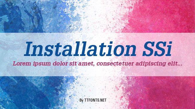 Installation SSi example